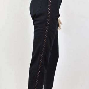 MAISON SCOTCH Les Bons Vivants Black Petit Ami Slim Boyfriend Studded Jeans 28